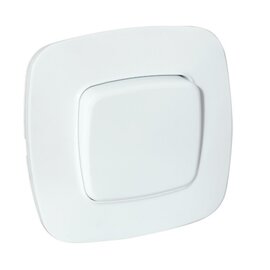Зображення  Вимикач Horoz Electric Ela 1 White &mdash; 112-007-0001-010 без підсвітки