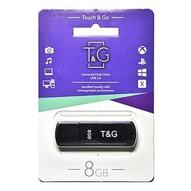 Зображення  Накопичувач USB T&G 011 Classic Series Black 8GB USB 2.0 - TG011-8GBBK