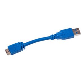 Зображення 2 Кабель PowerPlant USB3.0(AM)-MicroUSB3.0(BM), 0.1м, Blue &mdash; KD00AS1229