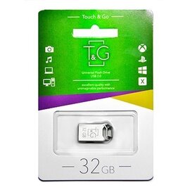 Зображення  Накопичувач USB T&G 110 Metal Series Silver 32GB USB 2.0 - TG110-32G