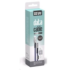 Зображення 2 Кабель ColorWay USB-USB Type-C, 1м, Blue &mdash; CW-CBUC012-BL
