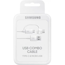 Изображение 3 Кабель Samsung USB Combo Type-C & Micro USB, 1.5m White - EP-DG930DWEGRU