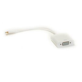 Изображение  Адаптер PowerPlant USB Type-C-VGA, 0.15м, White — DV00DV4064