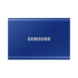 Изображение  Накопитель SSD Samsung T7 2TB USB 3.2 Gen 2 Indigo Blue &mdash; MU-PC2T0H/WW