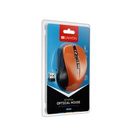 Изображение 2 Мышь Canyon CNE-CMSW1O USB Orange