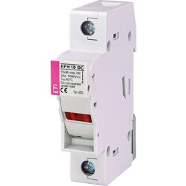 Зображення  Тримач запобіжника ETI, EFH 10 1P-LED 25A 1000V DC