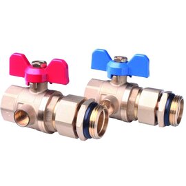 Изображение  Комплект шаровых кранов Danfoss FHF-BV &mdash; 088U0822