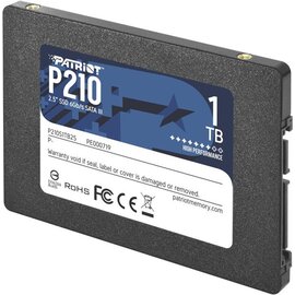 Изображение 2 Накопитель SSD Patriot P210 1 TB 2.5 SATAIII TLC &mdash; P210S1TB25, Емкость накопителя: 1 ТБ