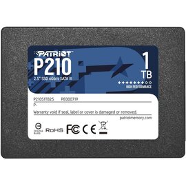 Изображение  Накопитель SSD Patriot P210 1 TB 2.5 SATAIII TLC &mdash; P210S1TB25, Емкость накопителя: 1 ТБ