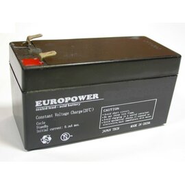 Зображення  Свинцево-кислотний акумулятор Europower EP6-12F1