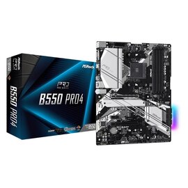 Зображення  Материнська плата ASRock B550 Pro4 (sAM4, AMD B550, PCI-Ex16)