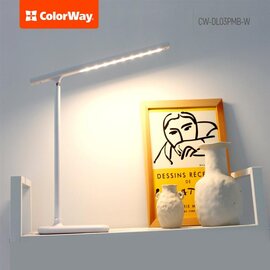 Зображення 5 Світлодіодний LED світильник ColorWay CW-DL03PMB-W White