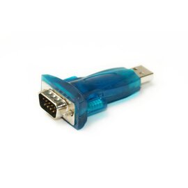 Изображение  Переходник PowerPlant USB2.0(AM)-COM(M), Blue - KD00AS1286