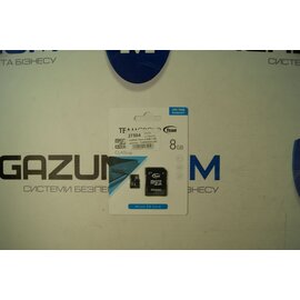 Изображение 2 Карта памяти Team microSDHC Class 4 8GB + SD адаптер - TUSDH8GCL403, Объем памяти: 8 Гб