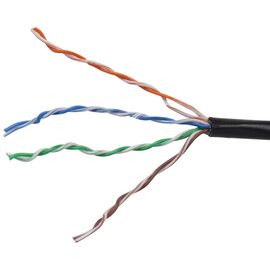 Зображення  Кабель вита пара HikVision UTP-cat.5e 4x2x0.5 Cu вуличний (мідь) 305м