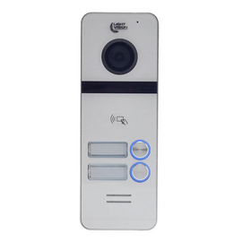 Изображение  Панель вызова LightVision Tokyo FHD (2RF) White под накладной монтаж, Количество абонентов: 2 абонента