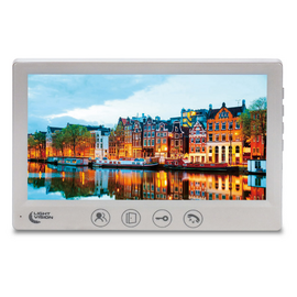 Зображення  Відеодомофон LightVision Amsterdam FHD White, Колір корпусу: білий