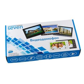 Изображение 2 Видеодомофон Seven DP-7575FHD-IPS Black, Цвет корпуса: черный