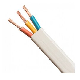 Изображение  Электрический кабель ЗЗЦМ ШВВП 3х2.5, 100м., Сечение кабеля: 2.50