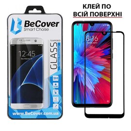 Зображення  Захисне скло BeCover для Xiaomi Redmi 7 Black - 703681