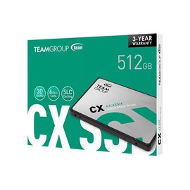 Изображение 4 SSD диск Team CX2 512GB 2.5" SATAIII 3D SLC &mdash; T253X6512G0C101