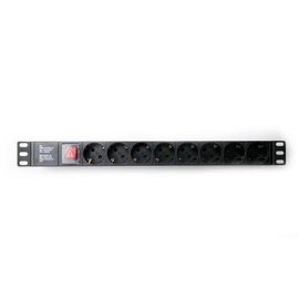 Изображение 2 EServer 1U 1.8m Black &mdash; WT-2261A-GER-8WAY 8 розеток