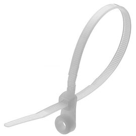 Зображення  Стяжки ProFix double grip, 180х6.0мм, white, 100 шт.