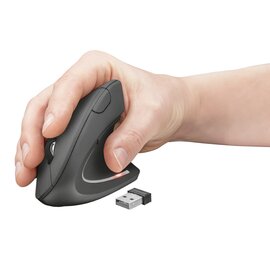 Изображение 2 Мышь Trust Verto Ergonomic WL Black — 22879
