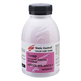 Зображення  Тонер для принтера SCC MPTCOL-40B-MAOS-P для HP LJ Universal Magenta 40г