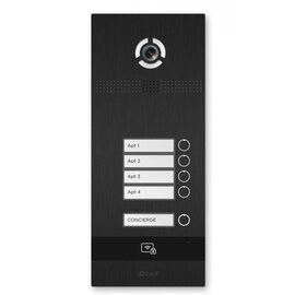 Зображення  Виклична відеопанель BAS-IP BI-04FB Black, Колір корпусу: чорний