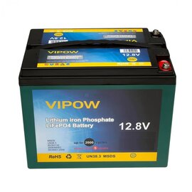 Зображення  Lifepo4 акумулятор Vipow LiFePO4 12.8V, 30Ah