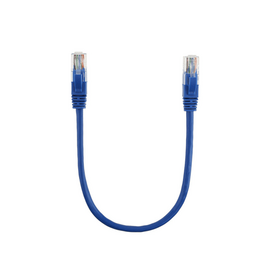 Изображение  Патч-корд витая пара Ritar UTP Cat.5e (0,3 м) Blue