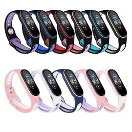 Зображення 2 Ремінець  BeCover Sport Style для Xiaomi Mi Smart Band 5 White-Pink (705174)