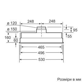Зображення 3 Витяжка Bosch DHL555BL