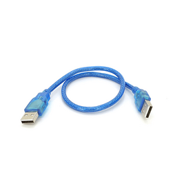 Изображение  Кабель Ritar USB AM/AM 0.5м blue