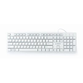 Изображение  Клавиатура Gembird KB-MCH-03-W-UA USB White