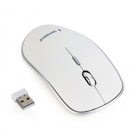 Изображение  Мышь Gembird MUSW-4B-01-W USB White