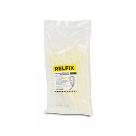 Зображення 2 Стяжки Relfix dowel, 150х4мм, white, 100 шт.