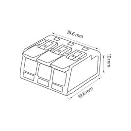 Зображення 2 Клема Horoz Electric Slim Connector-3