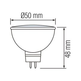 Изображение 2 LED лампа Horoz Electric Fonix-4 4W 3000K G5.3 250Lm на 32 Вт