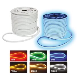 Зображення  LED гнучкий неон Horoz Electric Neoled 220-240V IP65 Yellow під 220В