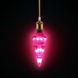 Зображення 3 LED лампочка Horoz Electric Pine 2W Е27 175Lm Pink на 16 Вт