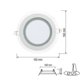 Изображение 2 Светодиодный светильник Horoz Electric Clara-12 6400K White бытовой