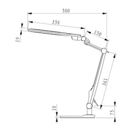 Зображення 2 LED світильник Horoz Electric Ebru Black для приміщень