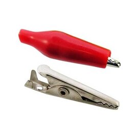 Изображение  Зажим тестерный Voltronic YT-CTC/27R L27mm Red