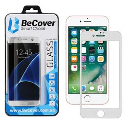 Зображення  Захисне скло BeCover для Apple iPhone 8 Plus/7 Plus White - 701043