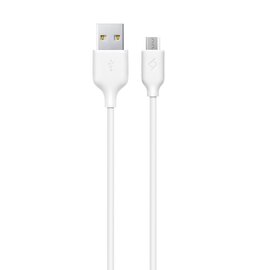 Зображення  Кабель Ttec USB - мicroUSB 1.2м, White - 2DK7530B