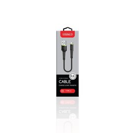 Зображення 4 Кабель Intaleo CBFLEXT0 USB-USB Type-C 0.2м Black - 1283126487446