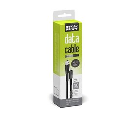 Зображення 5 Кабель ColorWay USB-MicroUSB, 1м, Black - CW-CBUM035-BK