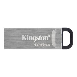 Зображення  USB флеш накопичувач Kingston DT Kyson 128GB USB 3.2 Silver/Black - DTKN/128GB
